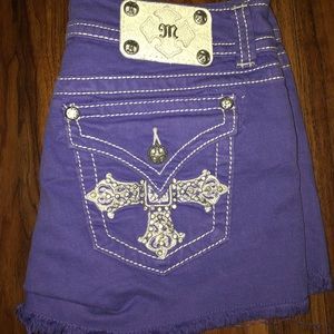 Purple Missme shorts